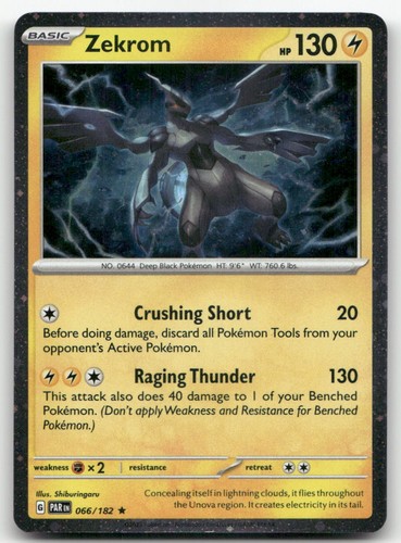 Zekrom 066 182 - zekrom, holo)
