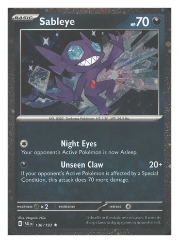 Sableye holofoil - sableye,