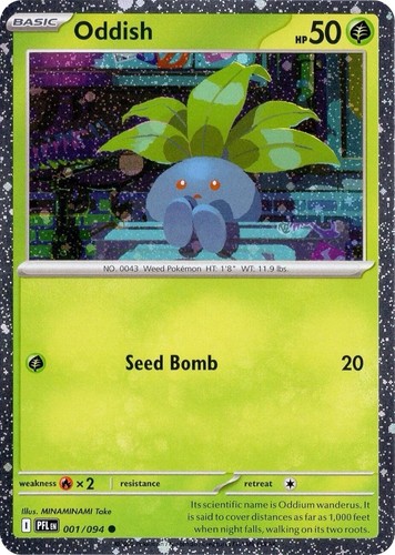 Oddish holofoil - oddish,