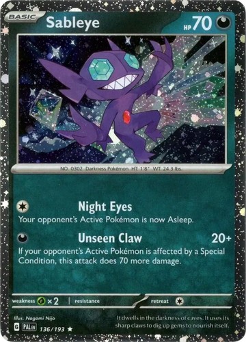Pokemon sableye - sableye, (cosmos