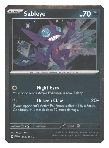 Sableye holofoil - sableye,