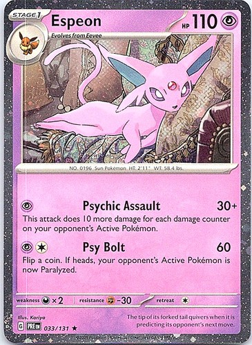 Espeon holo rare - holo),