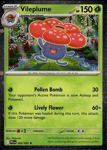 Vileplume holo - vileplume,